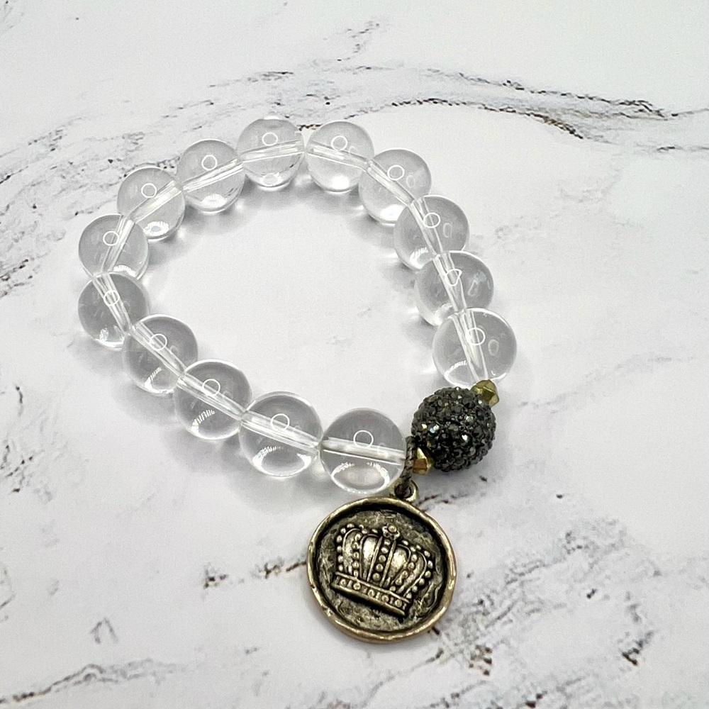 Real crystal bead bracelet
